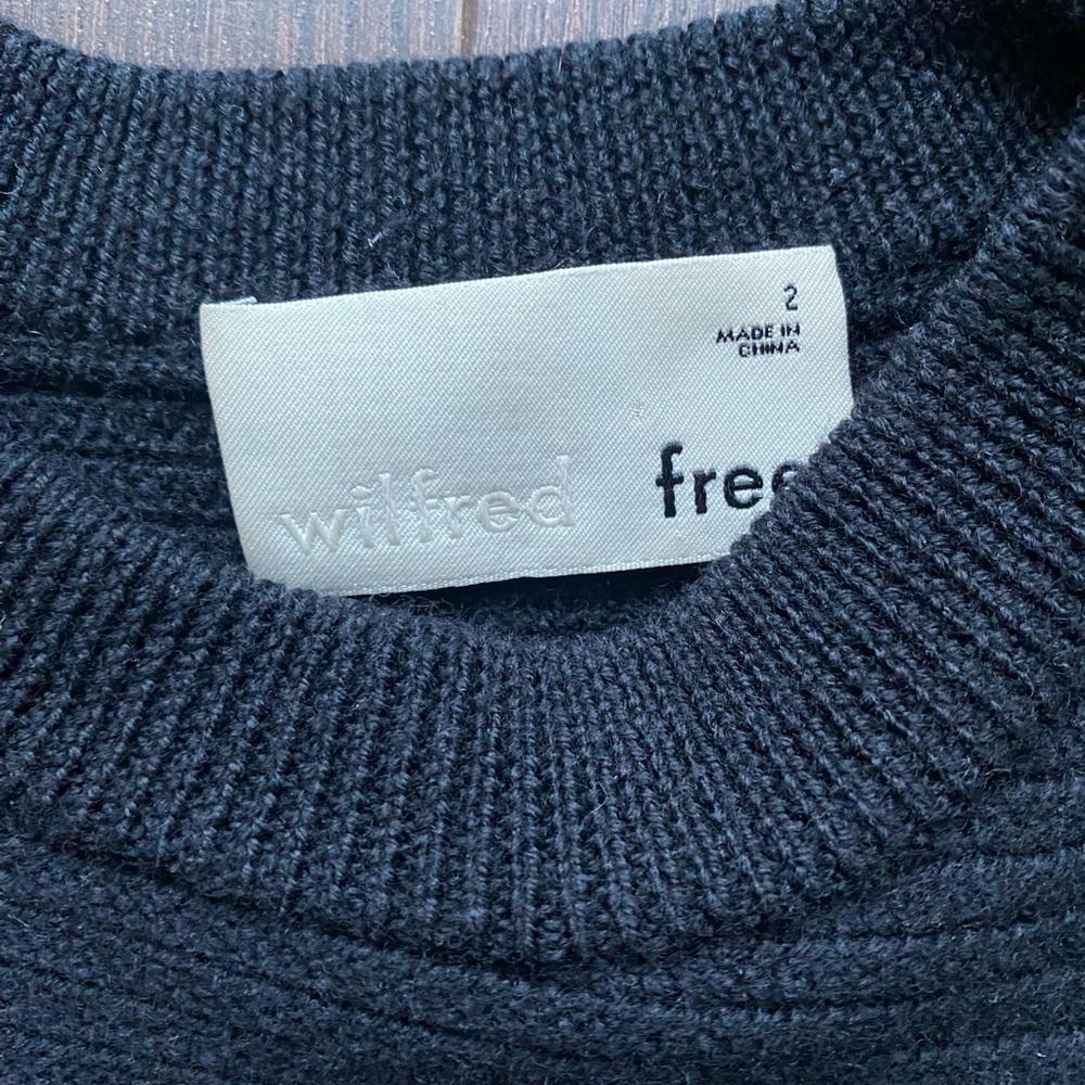 ARITZIA Wilfred Free Black Lolan Sweater - Picture 6 of 12